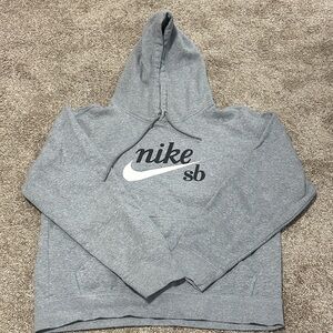 Nike SB Heather Gray Hoodie